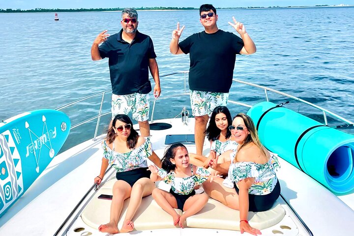 Private Luxury Yacht with Beach Stop and Swimming/Paddle Boarding