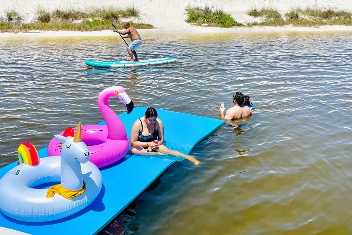 Private Luxury Yacht with Beach Stop and Swimming/Paddle Boarding