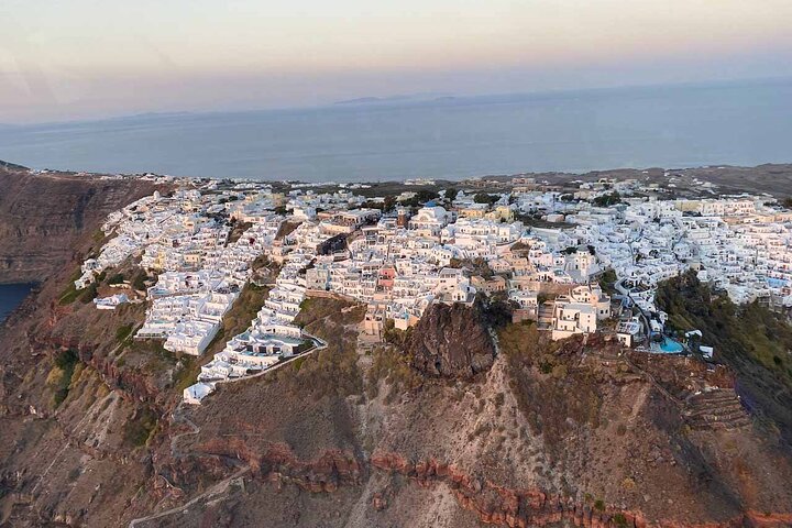 Private Helicopter Transfer from Antiparos to Santorini