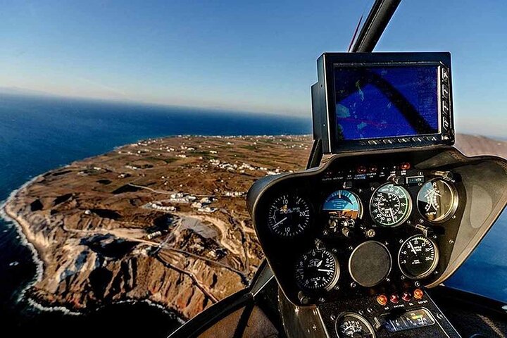 Private Helicopter Transfer from Antiparos to Santorini