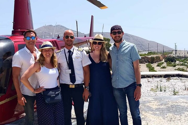 Private Helicopter Transfer from Ios to Santorini