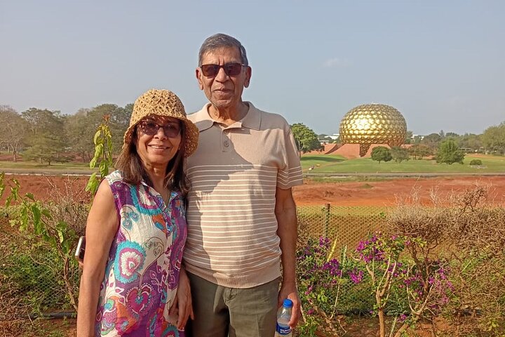 Pondi Marvels: Auroville & French Colony Tour from Trichy