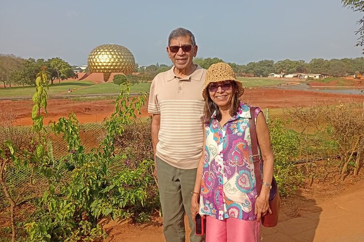 Pondi Marvels: Auroville & French Colony Tour from Trichy