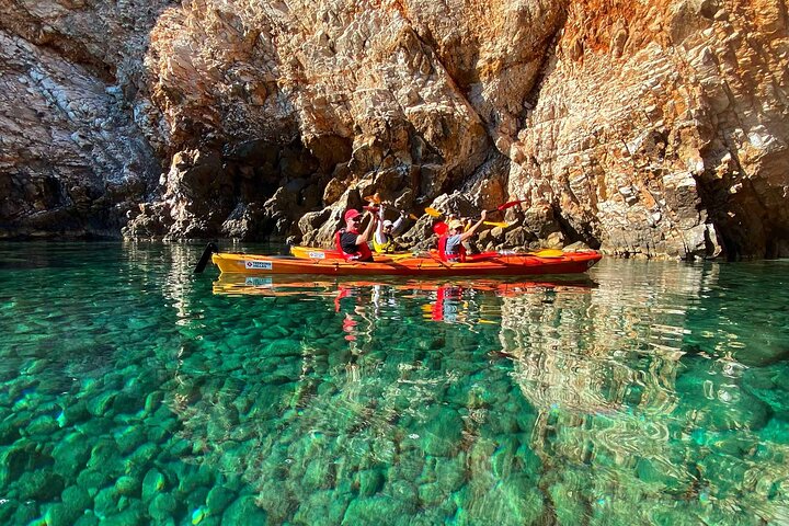 Naxos: Rhina Cave Sea Kayaking Tour