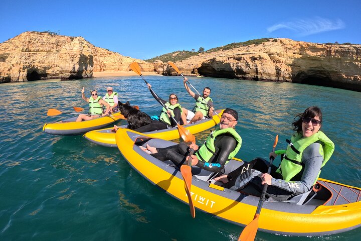 Exclusive Small Group Kayak Tour to Benagil Caves with 4K Photos