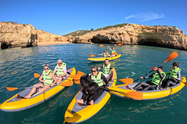 Exclusive Small Group Kayak Tour to Benagil Caves with 4K Photos