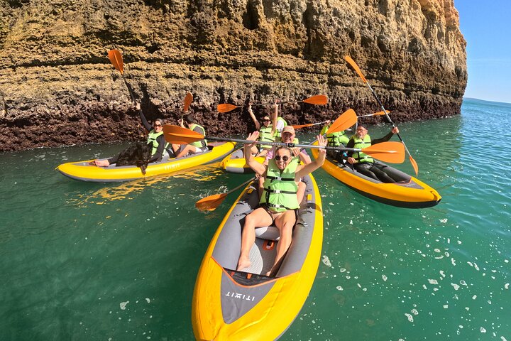 Exclusive Small Group Kayak Tour to Benagil Caves with 4K Photos