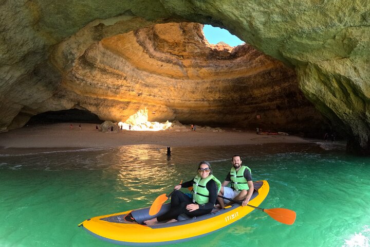 Exclusive Small Group Kayak Tour to Benagil Caves with 4K Photos