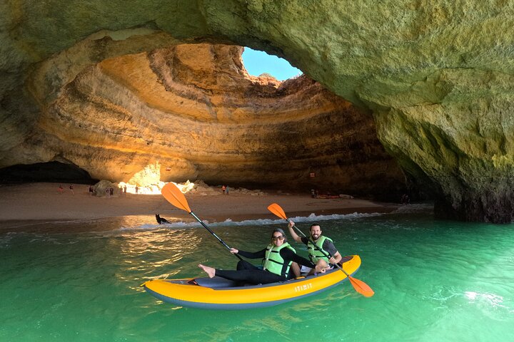Exclusive Small Group Kayak Tour to Benagil Caves with 4K Photos