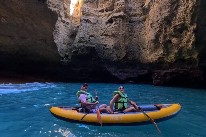 Exclusive Small Group Kayak Tour to Benagil Caves with 4K Photos