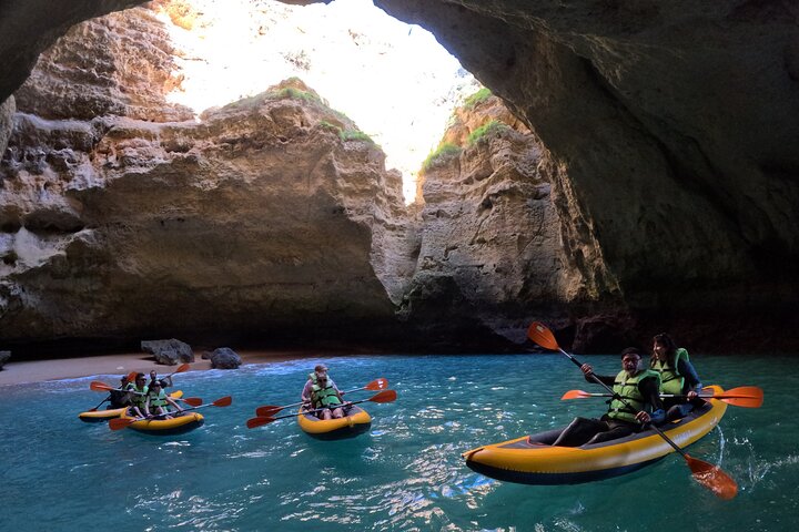 Exclusive Small Group Kayak Tour to Benagil Caves with 4K Photos