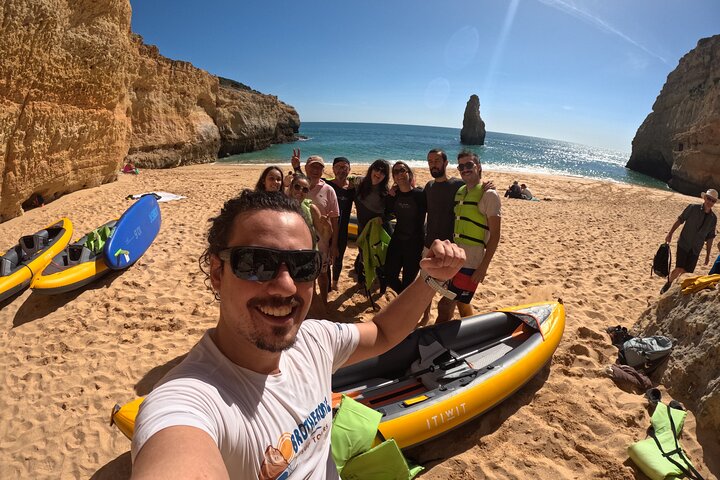 Exclusive Small Group Kayak Tour to Benagil Caves with 4K Photos