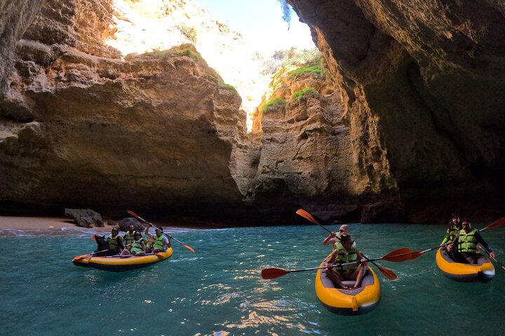 Exclusive Small Group Kayak Tour to Benagil Caves with 4K Photos