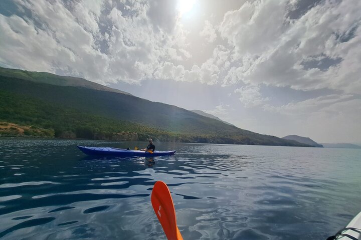 Lake Ohrid Kayaking with beach and BBQ Lunch