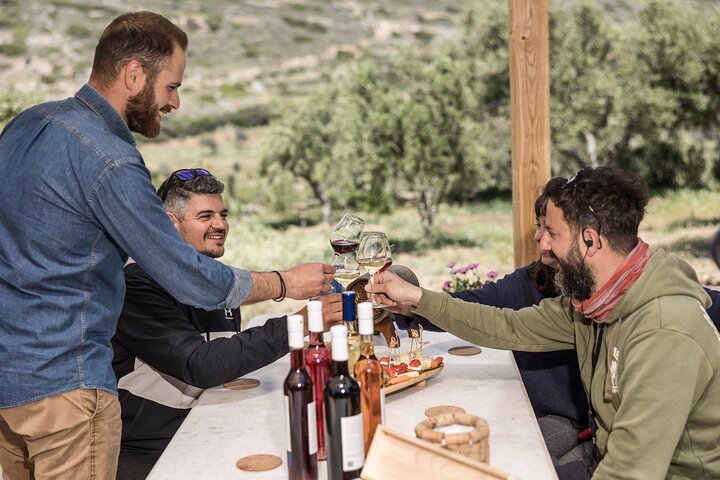 Wine Tasting and Tour in Saint Anna Winery in Naxos