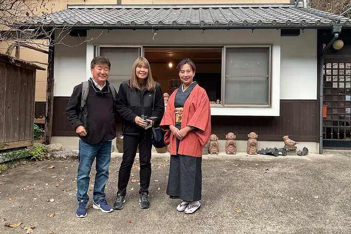 Artist Pottery and Cooking Class in the Old Streets of Mt. Hiei
