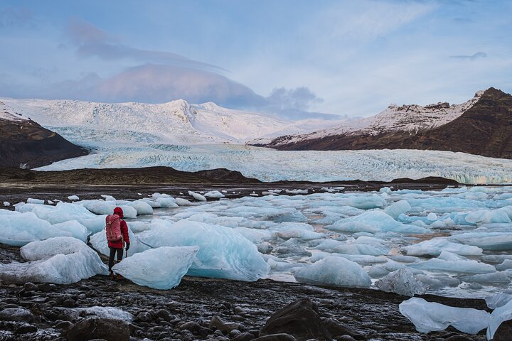 Glacier hike and Iceberg Boat Tour