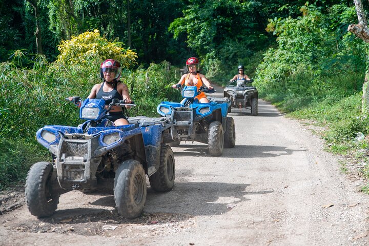 ATV, Bamboo Rafting, Horseback Ride n Swim Guided Tour