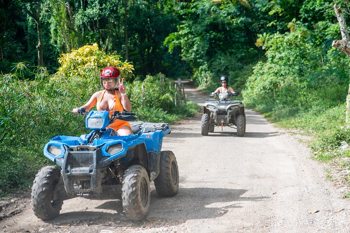 ATV, Bamboo Rafting, Horseback Ride n Swim Guided Tour