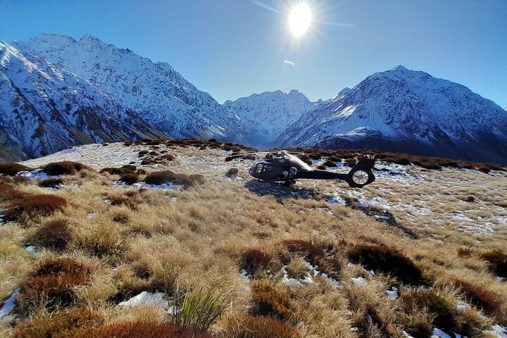 Southern alps scenic, Glaciers and mountains.