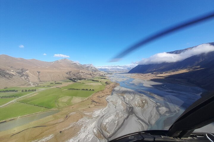 Southern alps scenic, Glaciers and mountains.