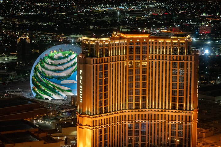 Las Vegas Strip Highlights by Helicopter at Night