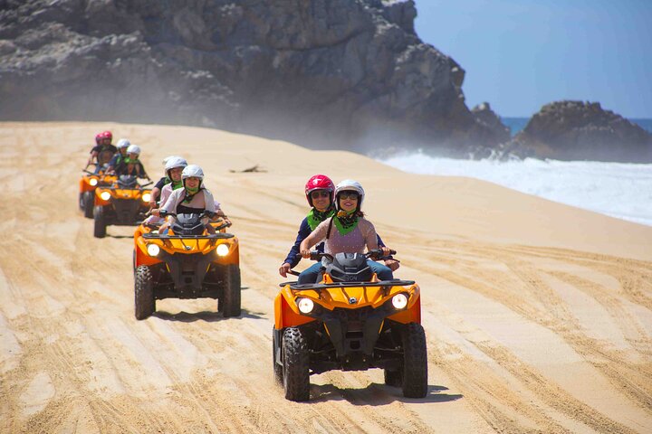 Cabo ATV Tour: Desert, Beach Ride and Tequila Tasting