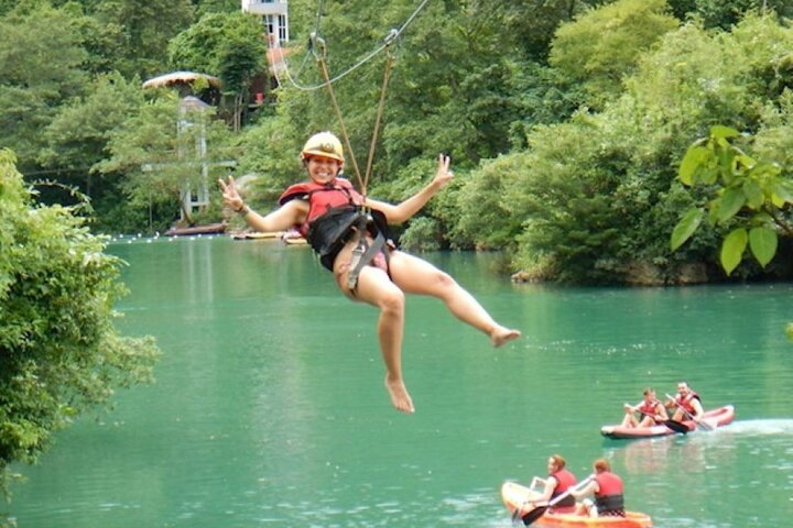 Canyoning, Rafting and Zipline Adventure from Belek and Antalya