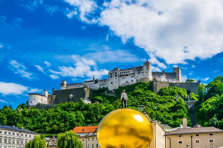 Salzburg Old Town Walking Tour, Mozart, Mirabell Gardens