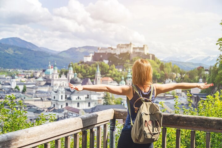 Salzburg Old Town Walking Tour, Mozart, Mirabell Gardens