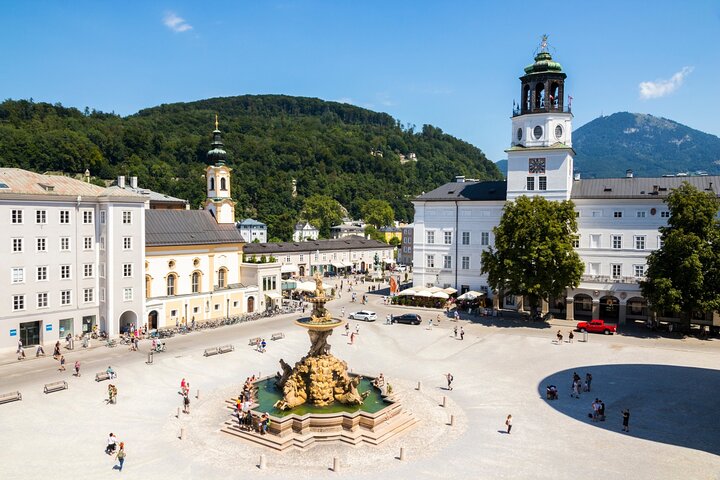 Salzburg Old Town Walking Tour, Mozart, Mirabell Gardens