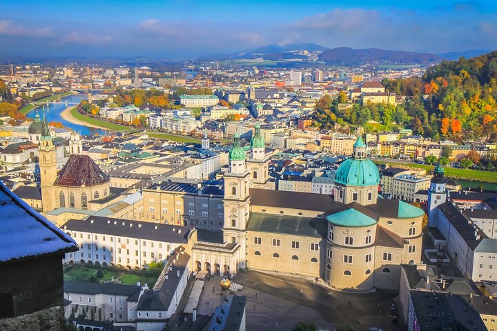 Salzburg Old Town Walking Tour, Mozart, Mirabell Gardens
