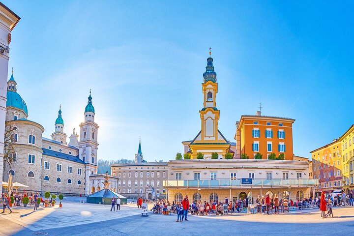 Salzburg Old Town Walking Tour, Mozart, Mirabell Gardens