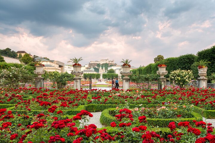 Salzburg Old Town Walking Tour, Mozart, Mirabell Gardens