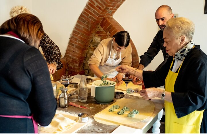 Small-Group Tuscan Cooking Class with Wine & Lunch from Siena