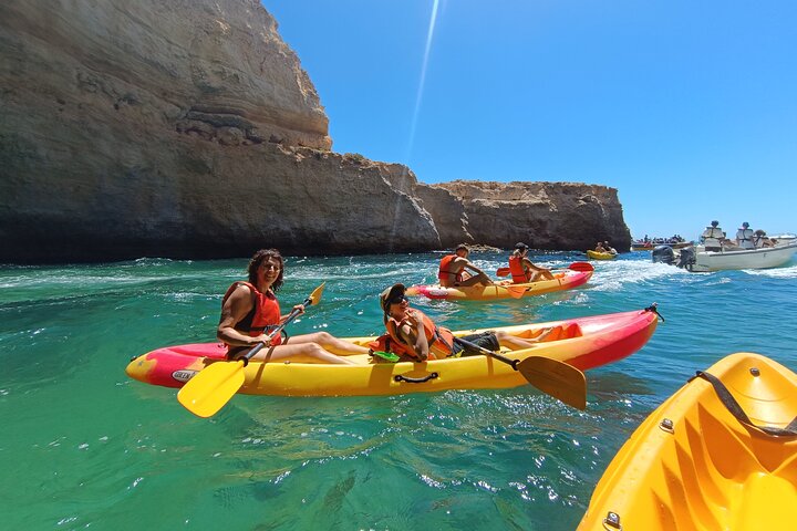 Kayak Guided Tour to Benagil Cave + Sunrise and Sunset
