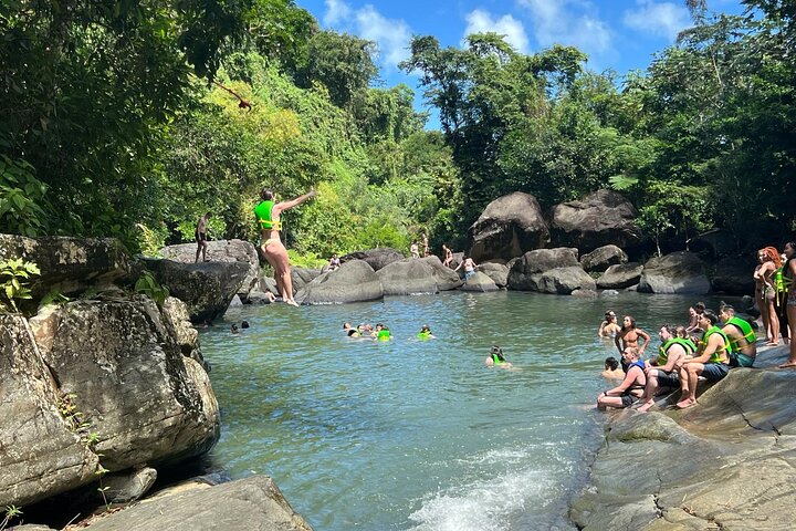 El Yunque Rainforest Waterslides and Luquillo Beach w/ Transport