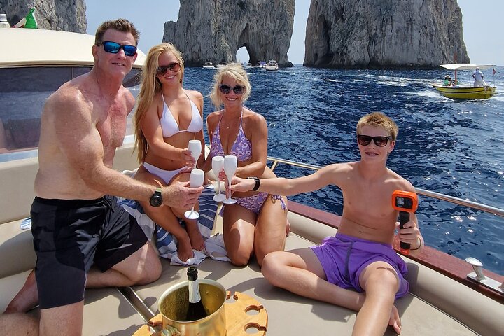 Capri Private Boat Tour from Sorrento, Capri or Positano