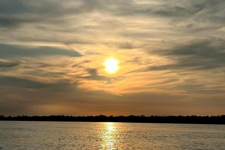 Monkey Island, Amazon River, Amazonian Sunset