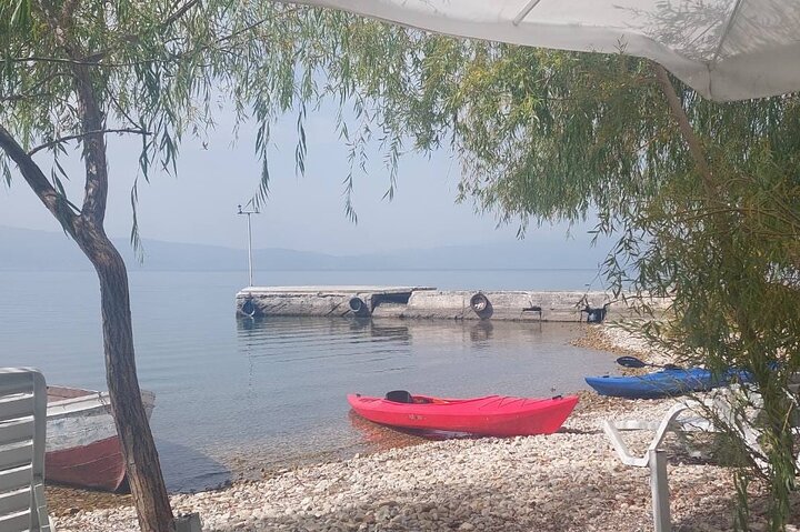 Lake Ohrid Kayaking with beach and BBQ Lunch