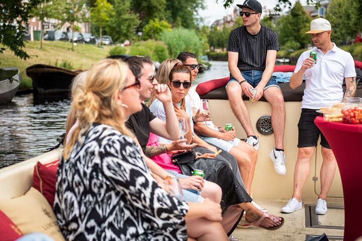 Haarlem Open-Boat Canal Cruise with Live Guide (Electric Boat)