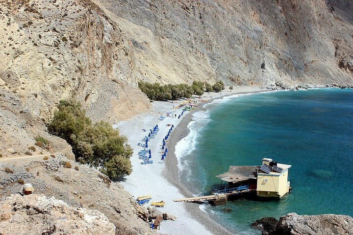 Loutro and Sweet Water Beach from Rethymno