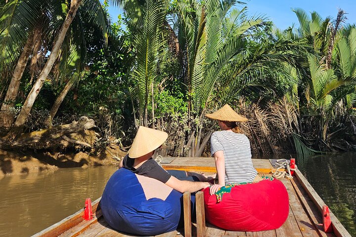 Mekong River Relaxing Sail boat cruise to Coconut Canals (1.5HRS)