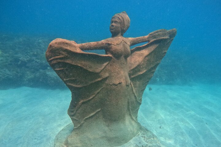 4-hour snorkel cruise to Underwater Sculptures with boat dogs