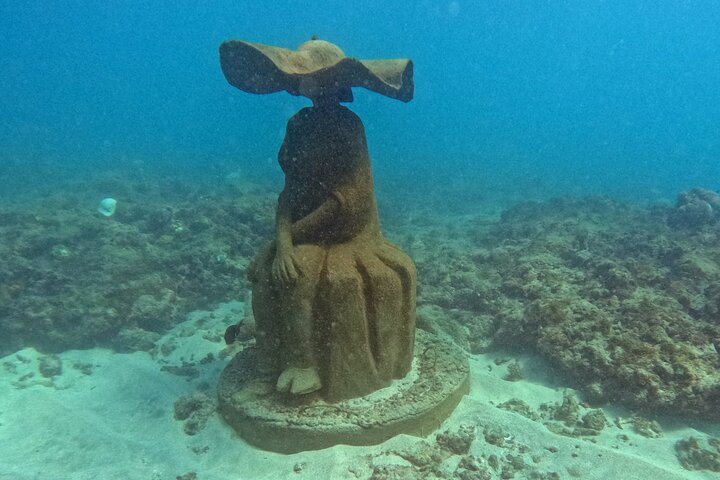4-hour snorkel cruise to Underwater Sculptures with boat dogs