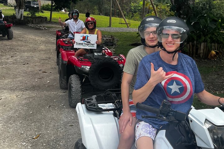 ATV & Bamboo Rafting With Limestone Foot Massage.