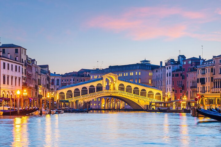 Ravenna Port to Venice with Deluxe Tour by Boat and Gondola