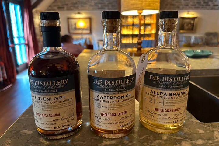 Private Speyside Whisky Tour including 10+ Single Malt Tastings