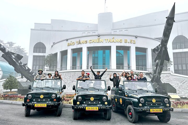 Hanoi Jeep Tour: Food, Culture and Fun by Vietnam Army Jeep