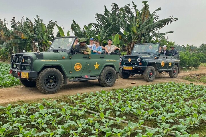 Hanoi Jeep Tour: Food, Culture and Fun by Vietnam Army Jeep